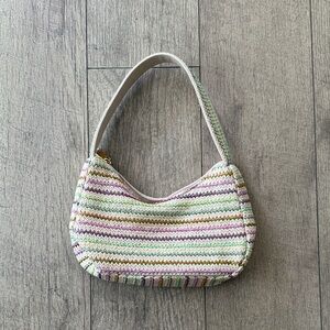 Multicolor Striped Women's Bag
